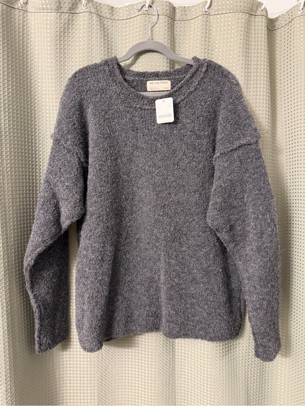 We The Free Soft Crewneck Sweater in Charcoal